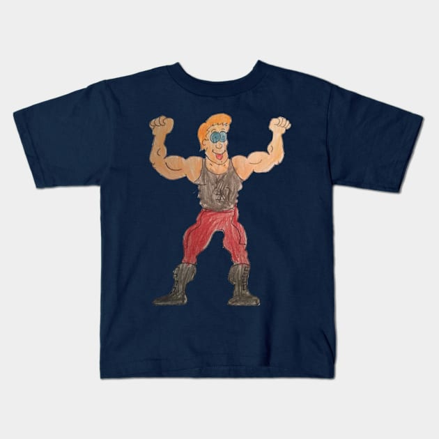 The Wrestler Kids T-Shirt by unicronandbear